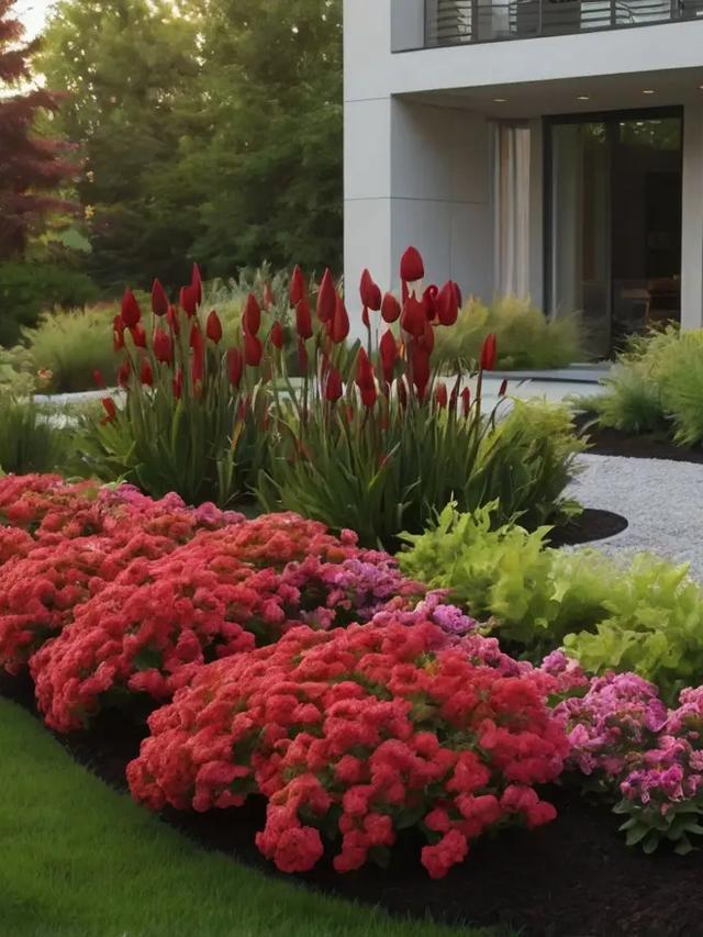 Seasonal Care Tips for Red-Themed Perennial Flower Gardens